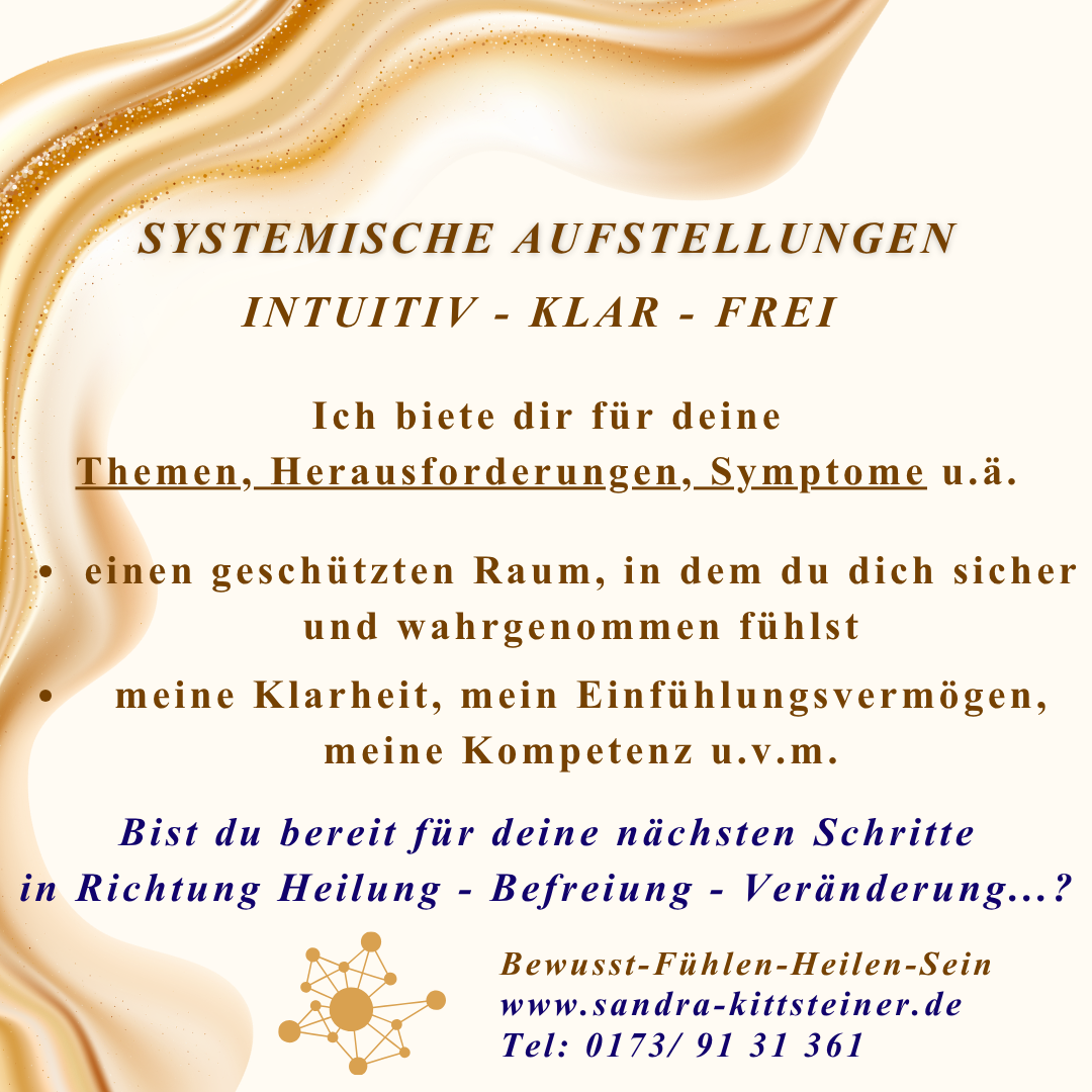 Aufstellung Intuitiv